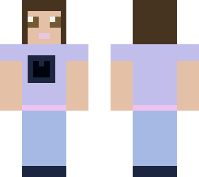 my cat shirt skin with a pink belt and jeans