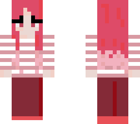 one color (red)