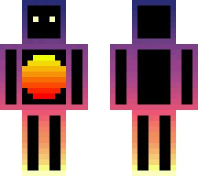 outrun outline man