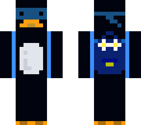 penguin with backpack