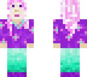 pink haired hippie girl