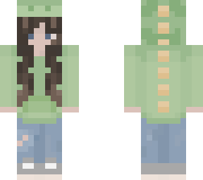 random dino hoodie girl <3