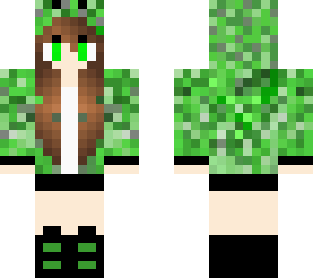 re-make of my minecraft skin but different hair and outift
