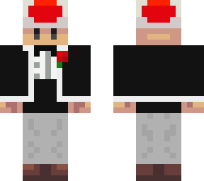 red toad in a tuxedo v2