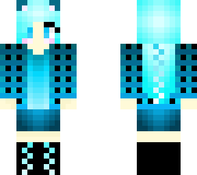 a blue cat girl? no it is my original skin