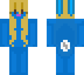 blue blonde bunny final product