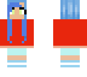 blue hair girl