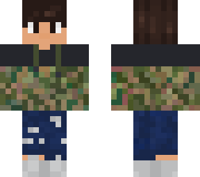 camo and ripped jeans!