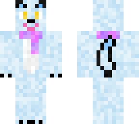 cute arctic fox with scarf