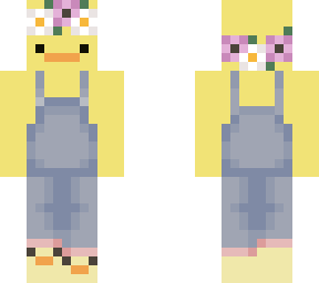 ducky in over-alls