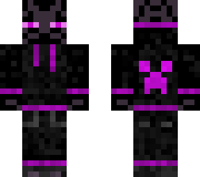 enderman with hoodie (and hidden spruce plank)
