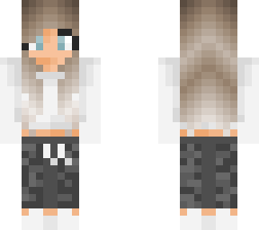 girl with cropped hoodie (shadows)