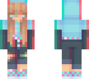 glitched matrix girl