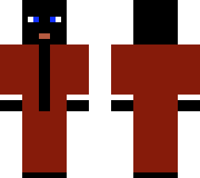 guy in a red suit wearing a ski mask
