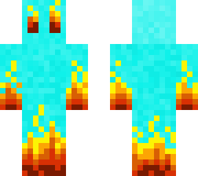 on fire