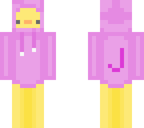 pink duck with j