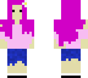 pink haired girl