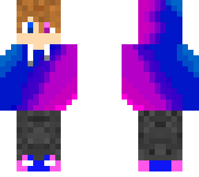 purple and blue