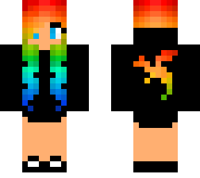 rainbow dragon hoodie