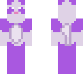 red panda but purple