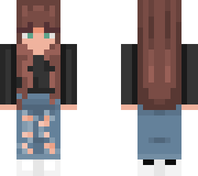 ripped jeans girl by fiskis
