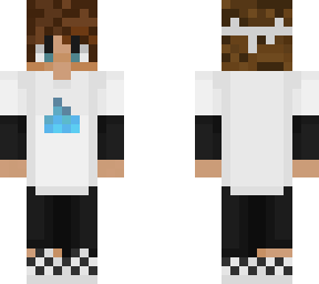 sapnap with brown hair and blue flame