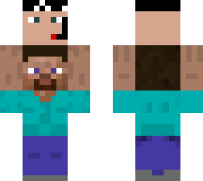 steve sostiene mi cabeza