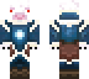 albino cow