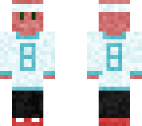 apple with overalls and jersey