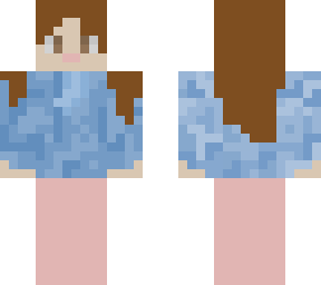 blue sweater girl