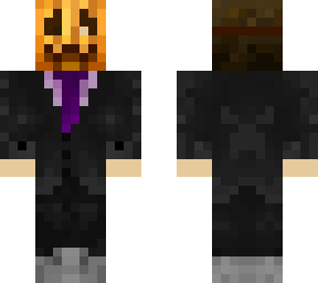 boy with a pumpkin mask