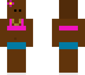 brown bikini girl