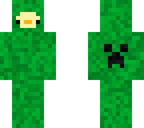 creeper duckduck (aka my halloween skin)