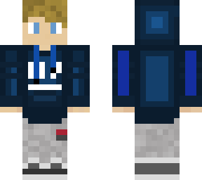 dark blue hoodie