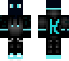 enderman ( black and light blue )