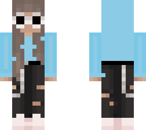 george skin with skeppy sweater