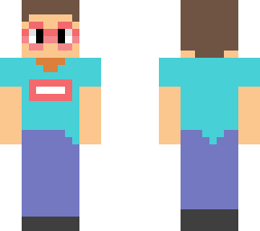 georgenotfound but with red glasses and eyes