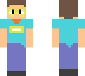 georgenotfound but with yellow glasses and eyes