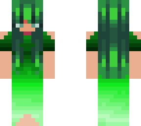 girl in green dress (hair not my) rede dis