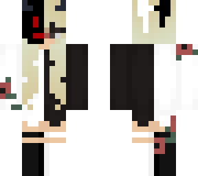 girl with halloween mask