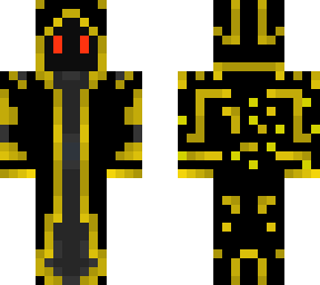 gold and black demon