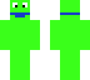 green guy with face mask