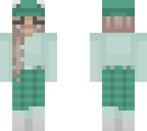 green outfit