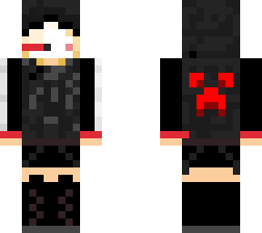 minecraft hoodie girl blonde :)