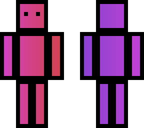 multicolored outline