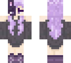 purple bunny mask