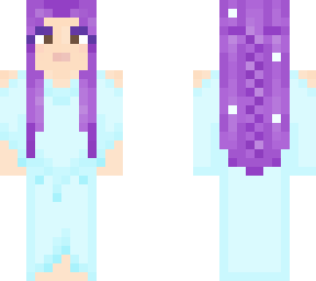 purple hair elf