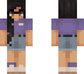 purple shirt