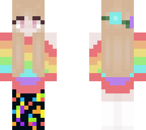 rainbow girl