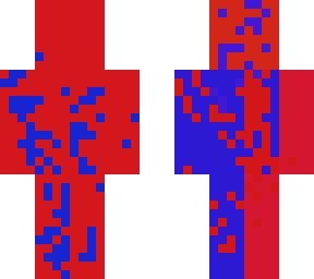 red  blue